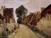 Camille Pissarro Overton village cul-de sac USA oil painting artist